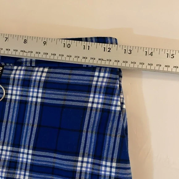 Urban Outfitters Daisy Plaid Zip-Front Wide Leg Pants. Size: 0 - Picture 11 of 13